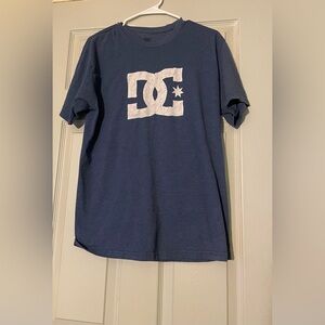 DC Blue and White Short Sleeve Tee